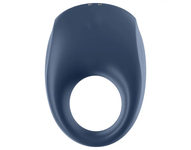 Satisfyer Strong One - okos vibrációs péniszgyűrű (kék)