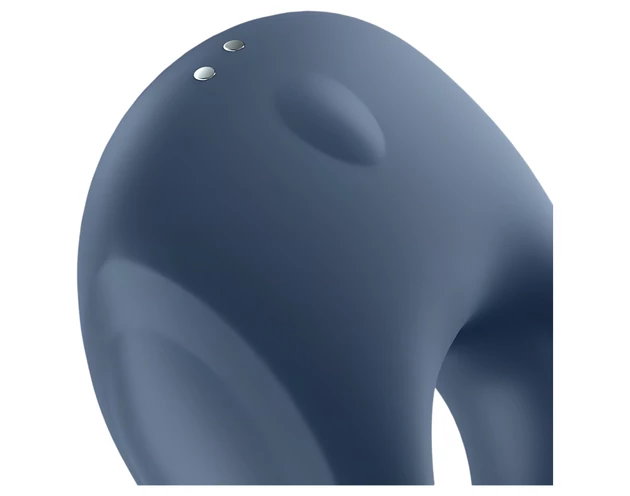 Satisfyer Strong One - okos vibrációs péniszgyűrű (kék)