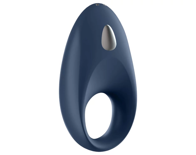 Satisfyer Mighty One - okos vibrációs péniszgyűrű (kék)