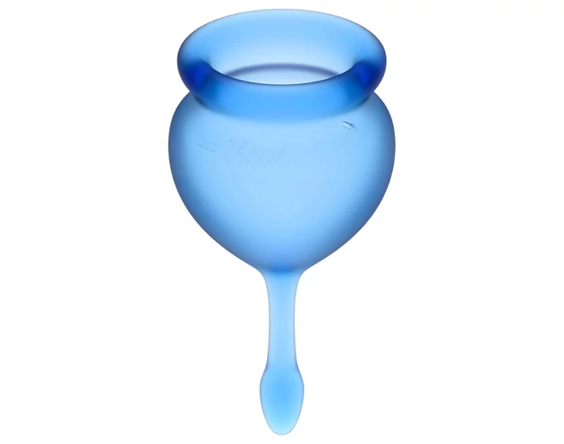 Satisfyer Feel Good - menstruációs kehely szett (kék) - 2db
