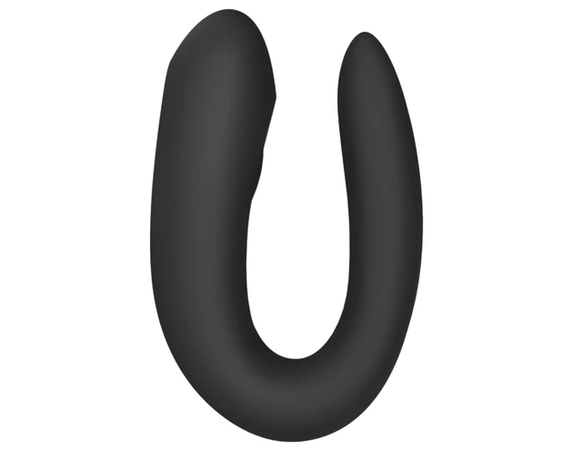 Satisfyer Double Joy - okos vízálló párvibrátor (fekete)