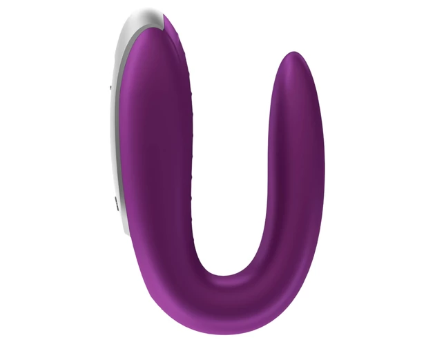 Satisfyer Double Fun - okos párvibrátor (lila)
