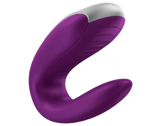 Satisfyer Double Fun - okos párvibrátor (lila)