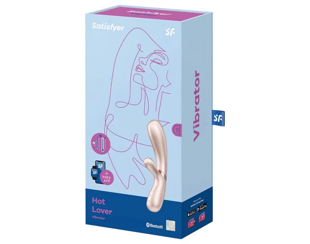 Satisfyer Hot Lover - okos vibrátor (ezüst)