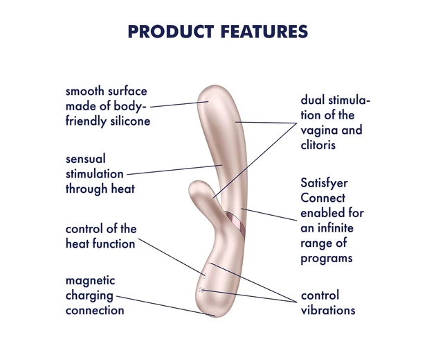 Satisfyer Hot Lover - okos vibrátor (ezüst)