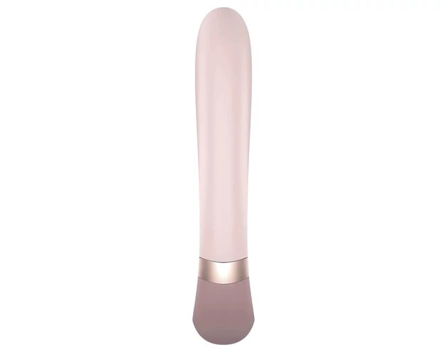 Satisfyer Heat Wave - okos, melegítő, karos vibrátor (bézs)