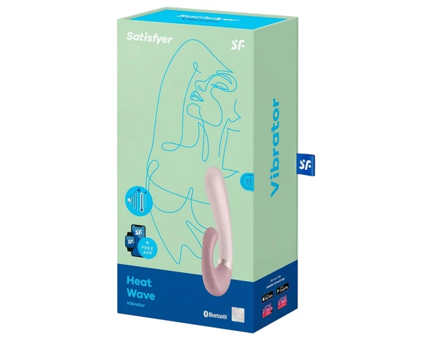 Satisfyer Heat Wave - okos, melegítő, karos vibrátor (bézs)