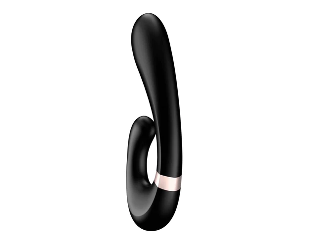 Satisfyer Heat Wave - okos, melegítő, karos vibrátor (fekete)