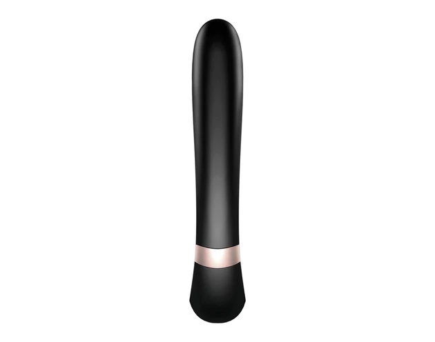 Satisfyer Heat Wave - okos, melegítő, karos vibrátor (fekete)