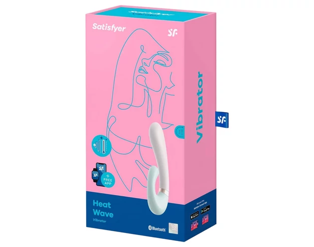 Satisfyer Heat Wave - okos, melegítő, karos vibrátor (menta)