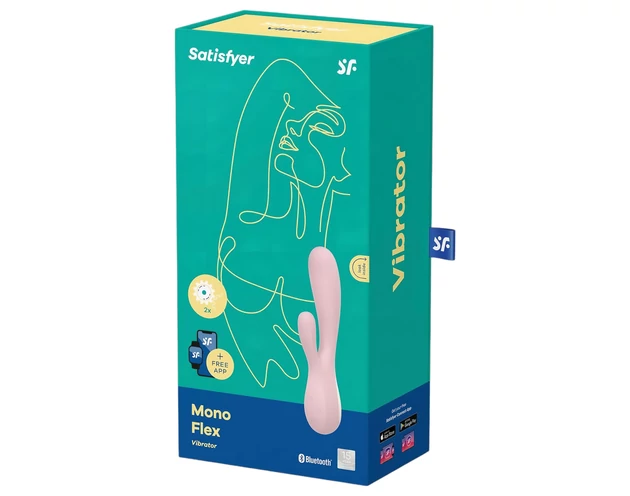 Satisfyer Mono Flex - okos vízálló vibrátor (pink)
