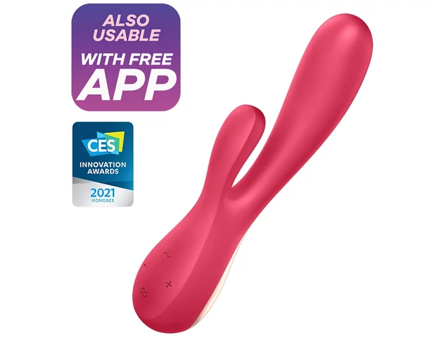 Satisfyer Mono Flex - okos vízálló vibrátor (piros)