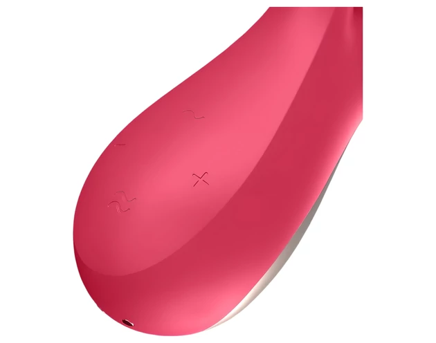 Satisfyer Mono Flex - okos vízálló vibrátor (piros)