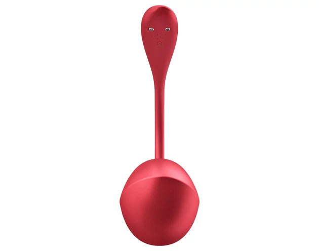 Satisfyer Shiny Petal - rádiós vibrációs tojás (piros)