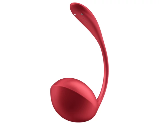 Satisfyer Shiny Petal - rádiós vibrációs tojás (piros)