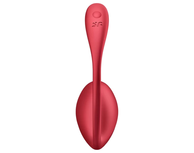 Satisfyer Shiny Petal - rádiós vibrációs tojás (piros)