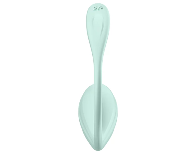 Satisfyer Smooth Petal - okos vibrációs tojás (zöld)