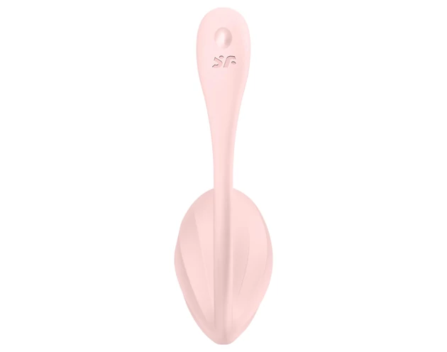 Satisfyer Ribbed Petal - rádiós vibrációs tojás (pink)