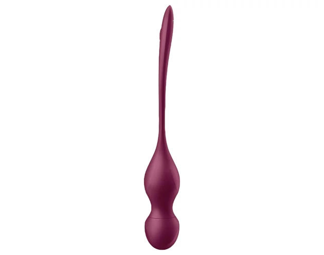 Satisfyer Love Birds Vary - okos, variálható gésagolyó (piros)