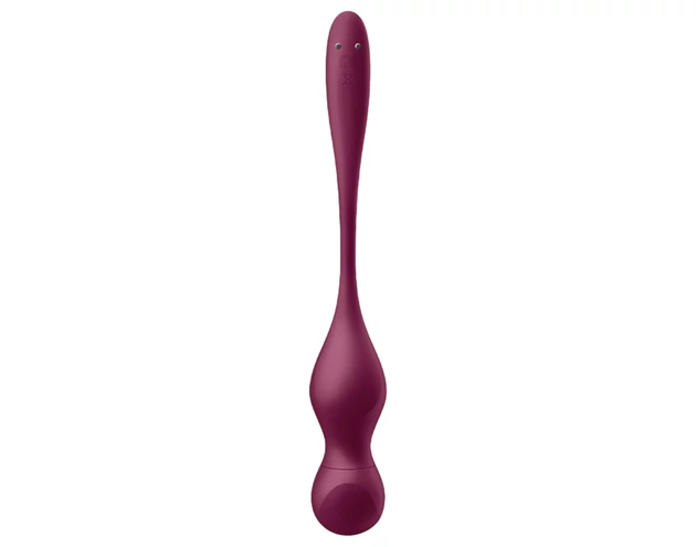 Satisfyer Love Birds Vary - okos, variálható gésagolyó (piros)
