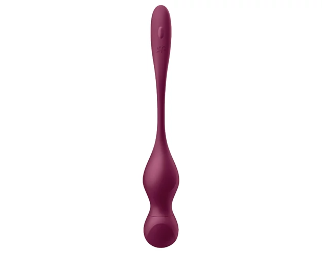 Satisfyer Love Birds Vary - okos, variálható gésagolyó (piros)