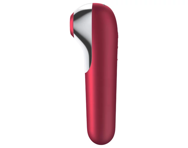 Satisfyer Dual Love - okos hüvelyi és csikló vibrátor (piros)