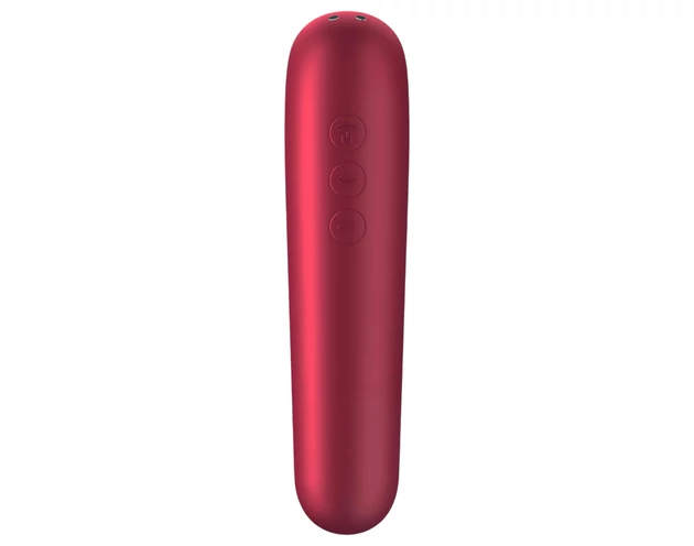 Satisfyer Dual Love - okos hüvelyi és csikló vibrátor (piros)