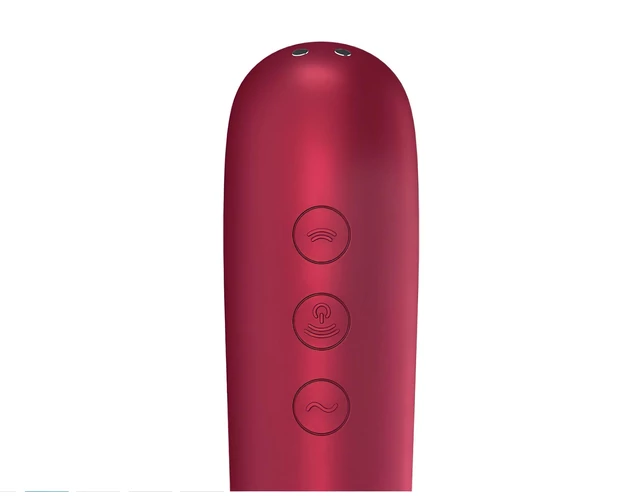 Satisfyer Dual Love - okos hüvelyi és csikló vibrátor (piros)