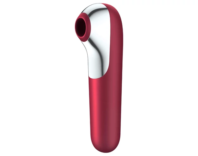 Satisfyer Dual Love - okos hüvelyi és csikló vibrátor (piros)