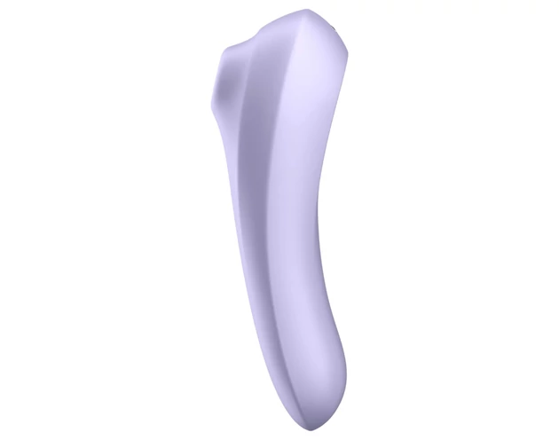 Satisfyer Dual Pleasure - okos léghullámos 2in1 vibrátor (lila)