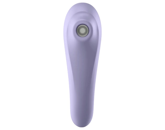 Satisfyer Dual Pleasure - okos léghullámos 2in1 vibrátor (lila)