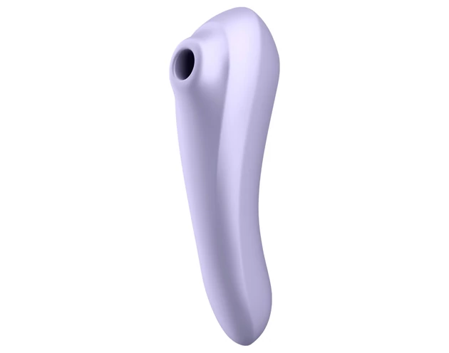Satisfyer Dual Pleasure - okos léghullámos 2in1 vibrátor (lila)