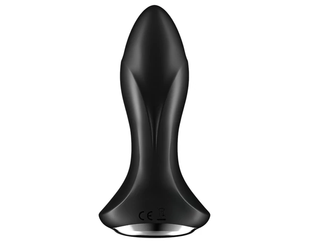 Satisfyer Rotator Plug 1 - gyöngyös anál vibrátor (fekete)