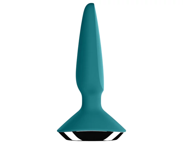 Satisfyer Plug-ilicious 1 - okos anál vibrátor (zöld)