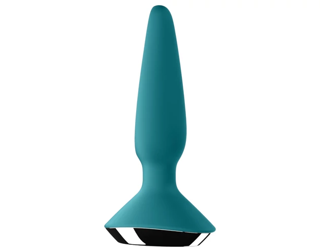 Satisfyer Plug-ilicious 1 - okos anál vibrátor (zöld)