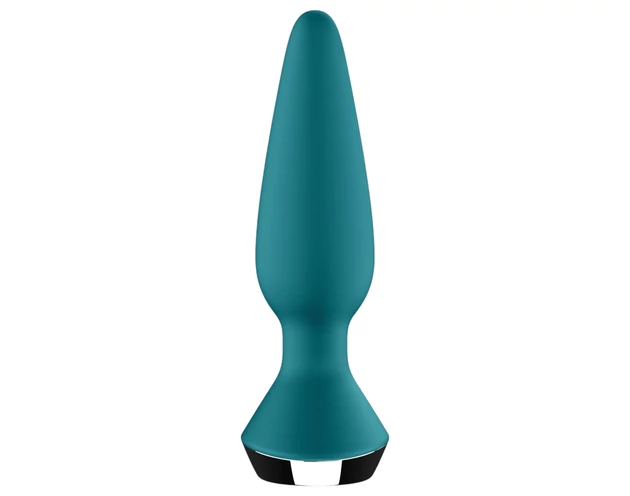 Satisfyer Plug-ilicious 1 - okos anál vibrátor (zöld)