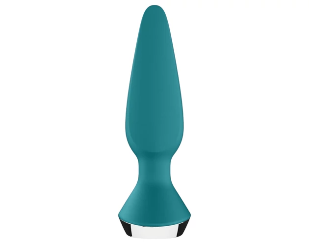 Satisfyer Plug-ilicious 1 - okos anál vibrátor (zöld)