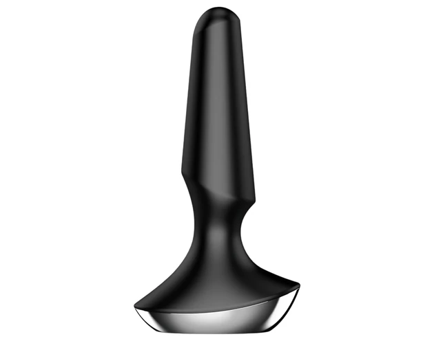 Satisfyer Plug-ilicious 2 - okos anál vibrátor (fekete)