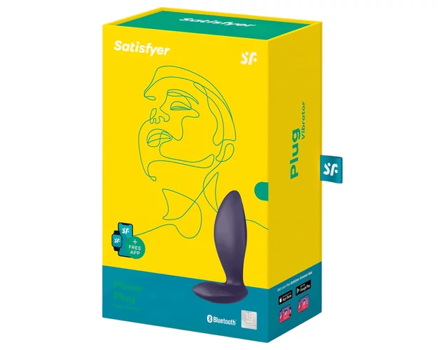 Satisfyer Power Plug - okos anál vibrátor (lila)