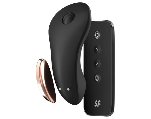 Satisfyer Little Secret - okos vízálló csikló vibrátor (fekete)