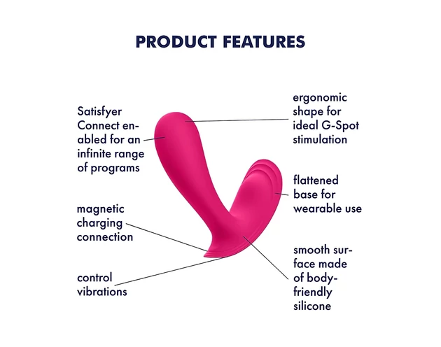 Satisfyer Top Secret - okos 2 motoros vibrátor (pink)