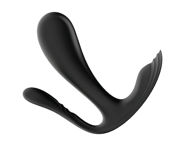 Satisfyer Top Secret Plus - okos 3 ágú vibrátor (fekete)