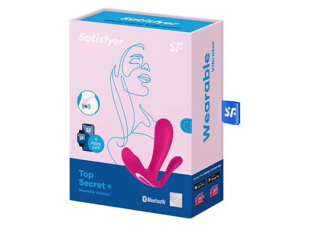 Satisfyer Top Secret Plus - okos 3 ágú vibrátor (pink)