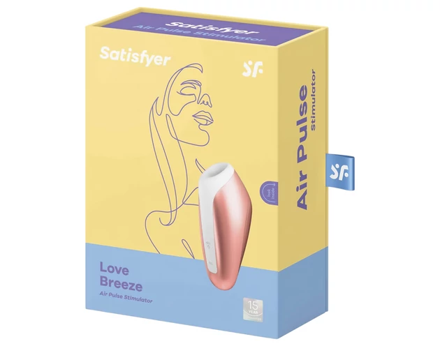 Satisfyer Love Breeze - vízálló csiklóizgató vibrátor (barack)