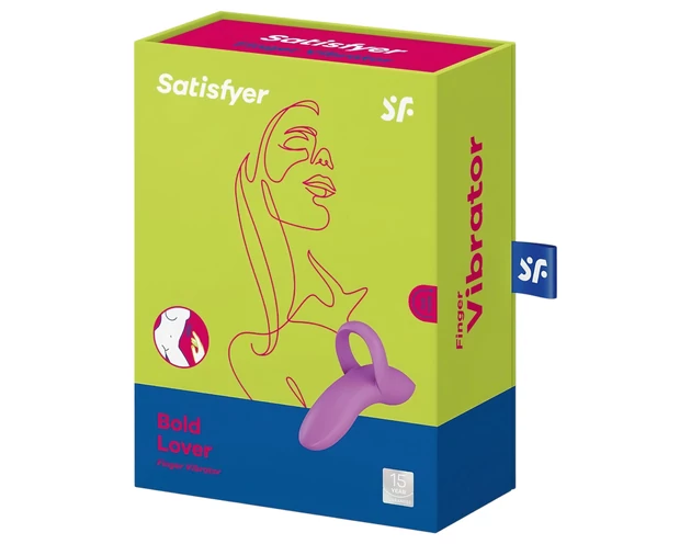 Satisfyer Bold Lover - akkus, vízálló ujj vibrátor (pink)