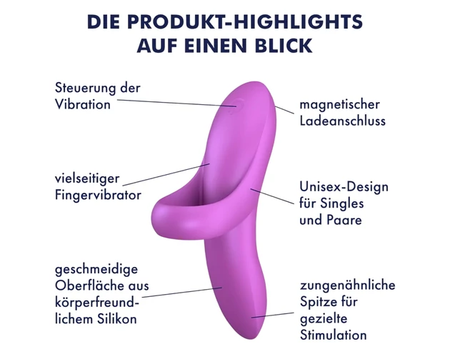 Satisfyer Bold Lover - akkus, vízálló ujj vibrátor (pink)