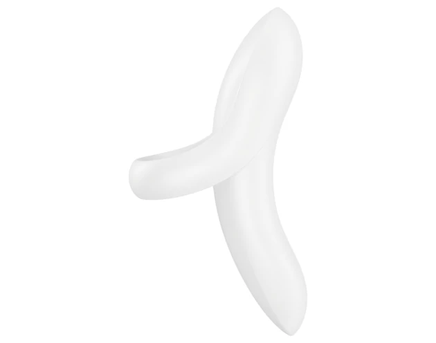 Satisfyer Bold Lover - akkus, vízálló ujj vibrátor (fehér)