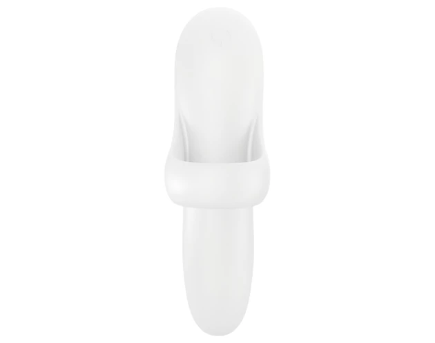 Satisfyer Bold Lover - akkus, vízálló ujj vibrátor (fehér)