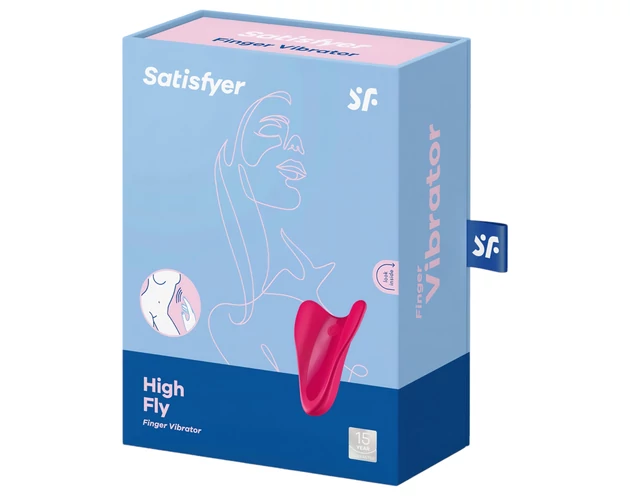 Satisfyer High Fly - akkus, vízálló csikló vibrátor (pink)