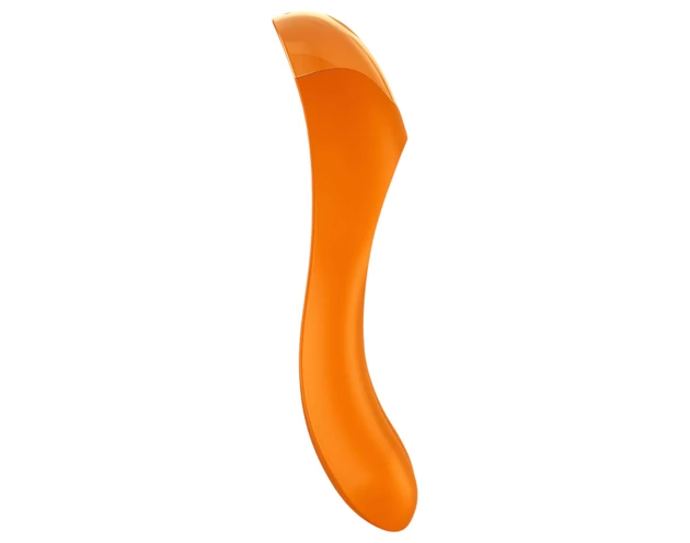 Satisfyer Candy Cane - akkus, vízálló kétágú vibrátor (narancs)